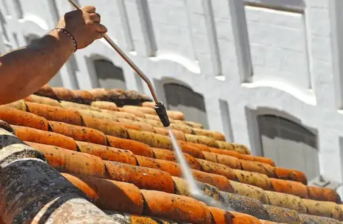 Nettoyage de toitures - Saint-Paul-en-Cornillon